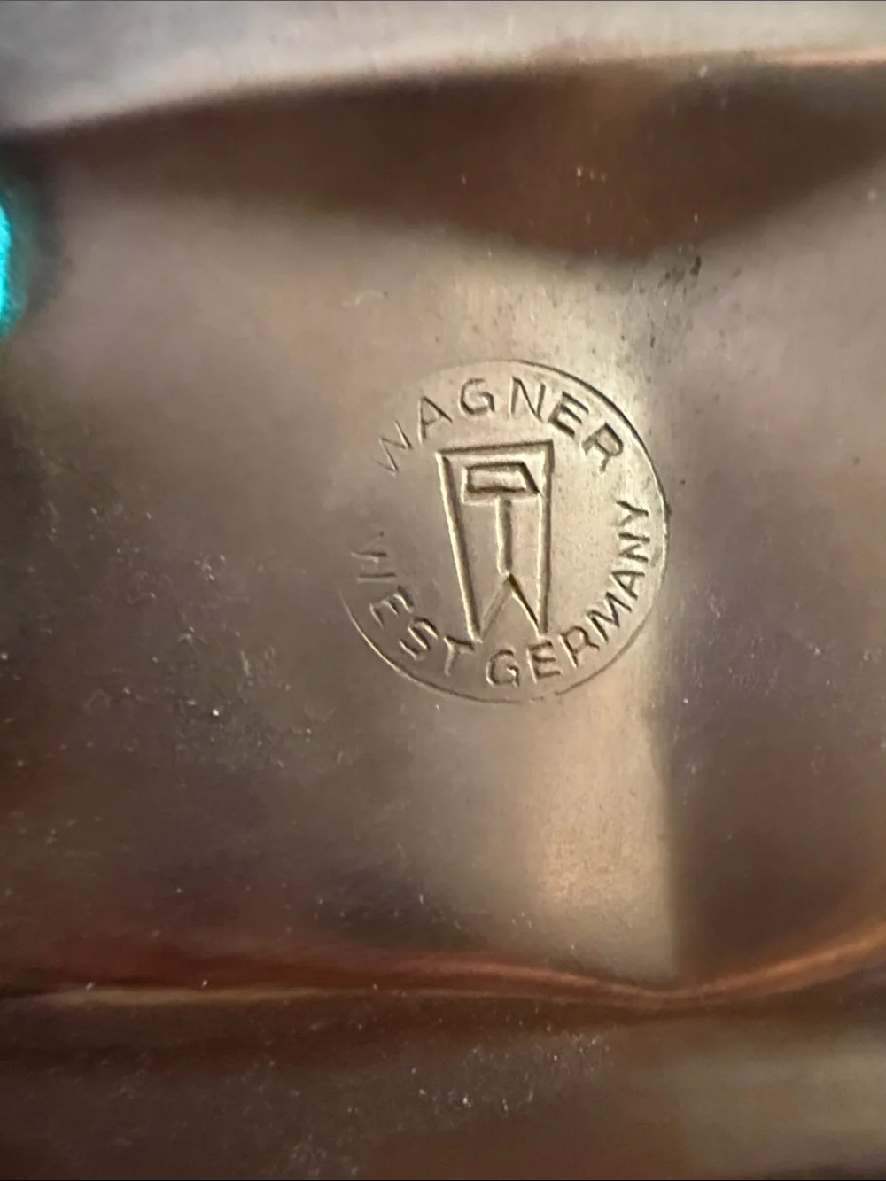 Vtg Christian Wagner Rein Kupfer West Germany Copper Swirl Star Bundt Cake Pan